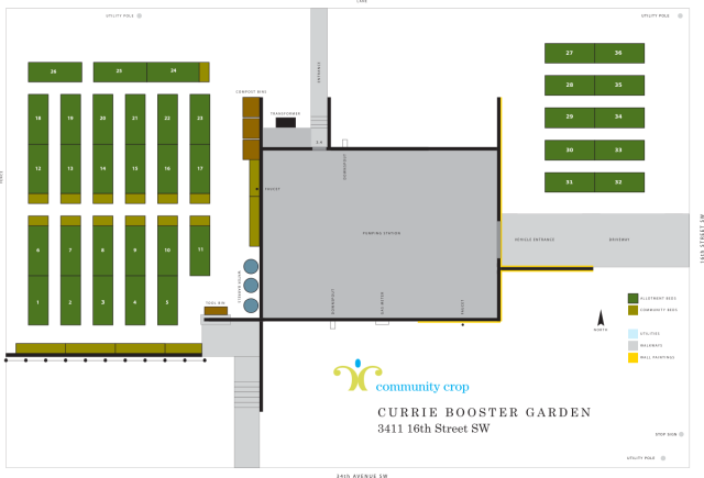 Currie Booster Garden Site Plan